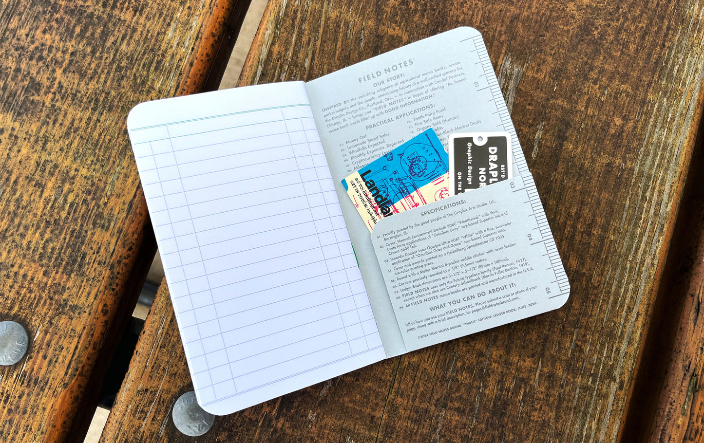 Field Notes Index: Log Book 2-Pack