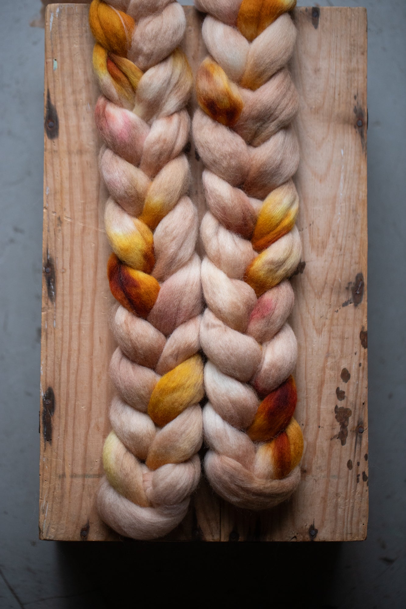 Sägen wool tops: Corriedale