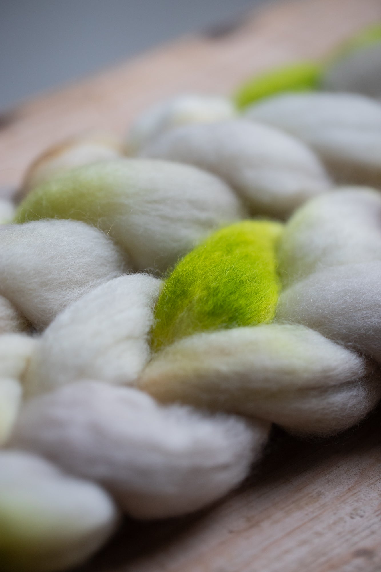 Sägen wool tops: Corriedale
