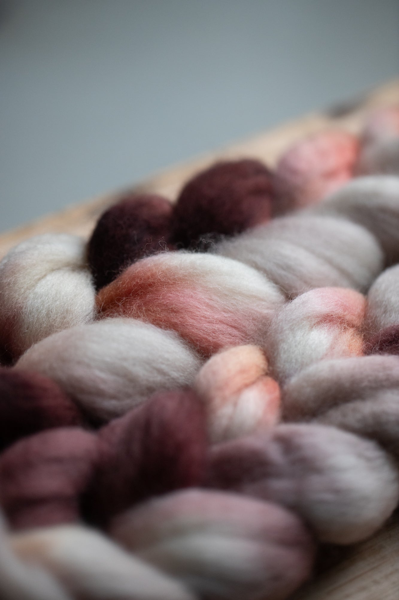 Sägen wool tops: Corriedale