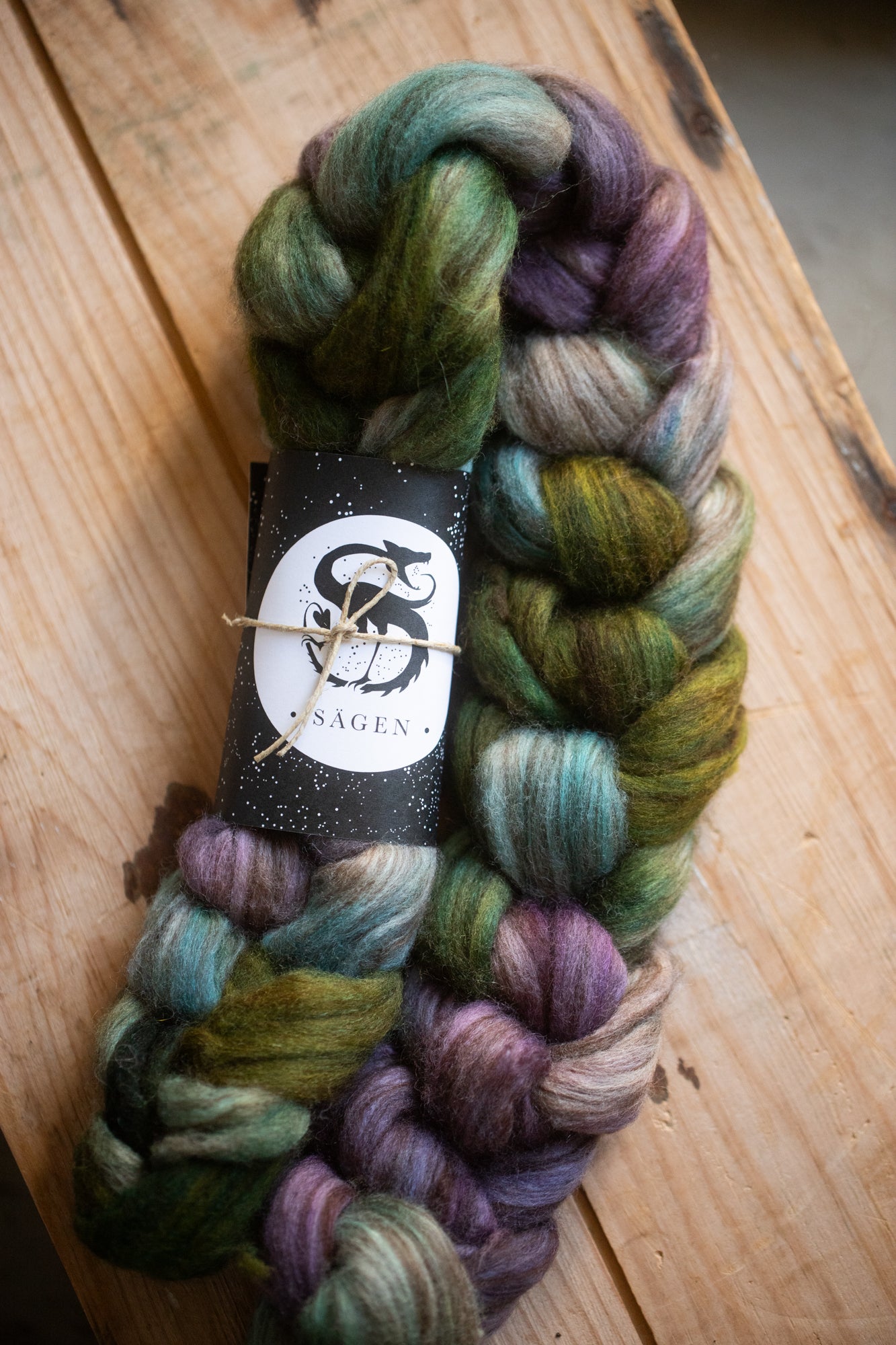 Sägen wool tops: Polwarth, alpaca, silk