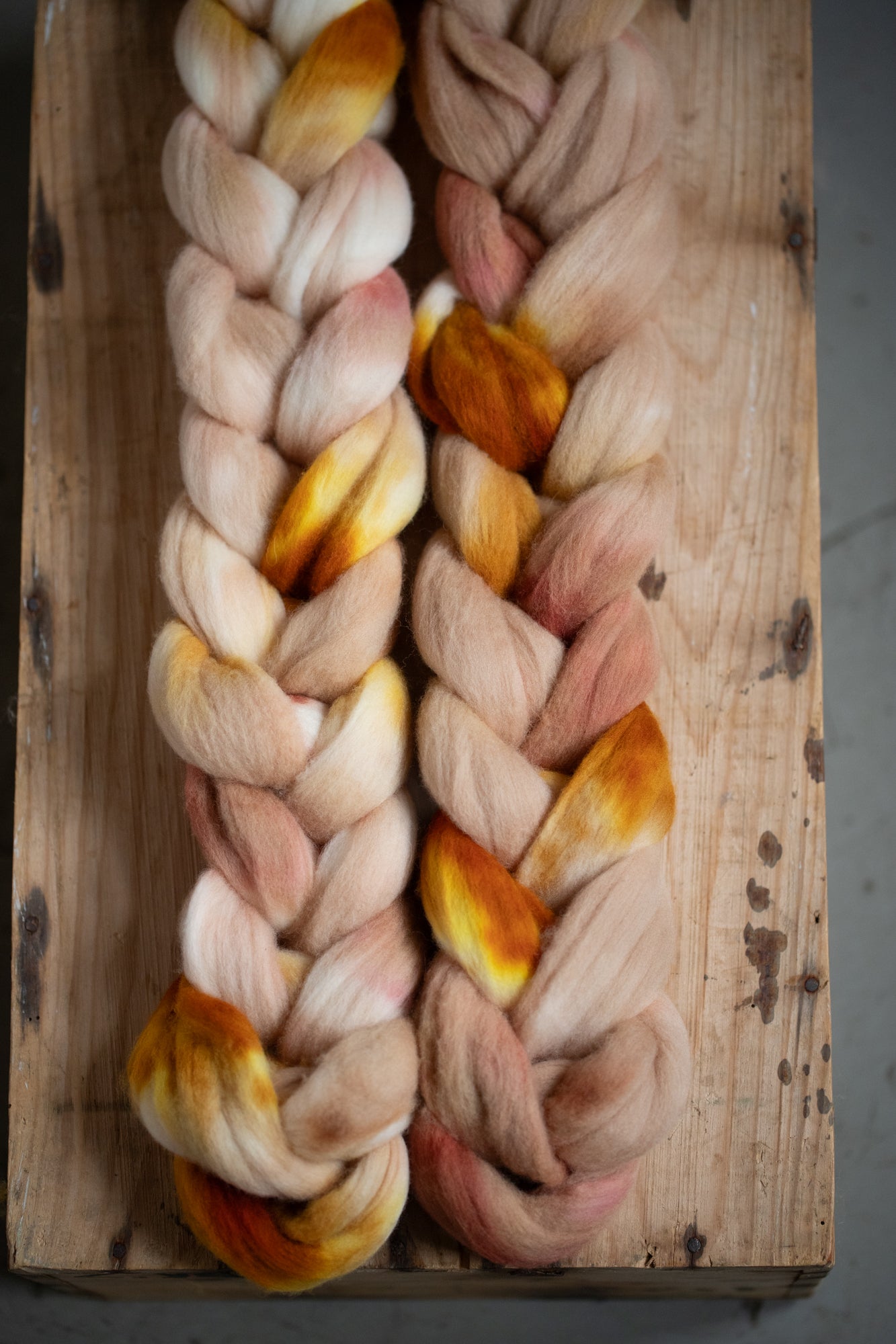 Sägen wool tops: Rambouillet