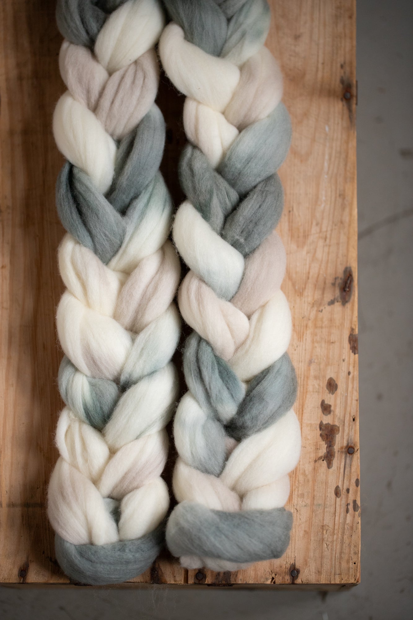 Sägen wool tops: Rambouillet