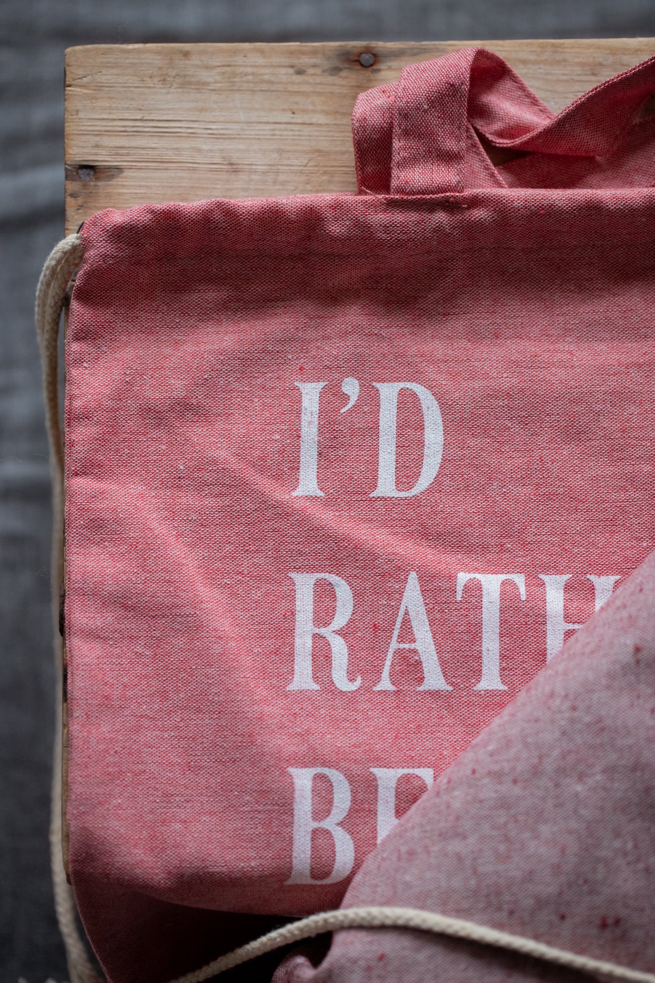 I'd Rather be Knitting Tote bag
