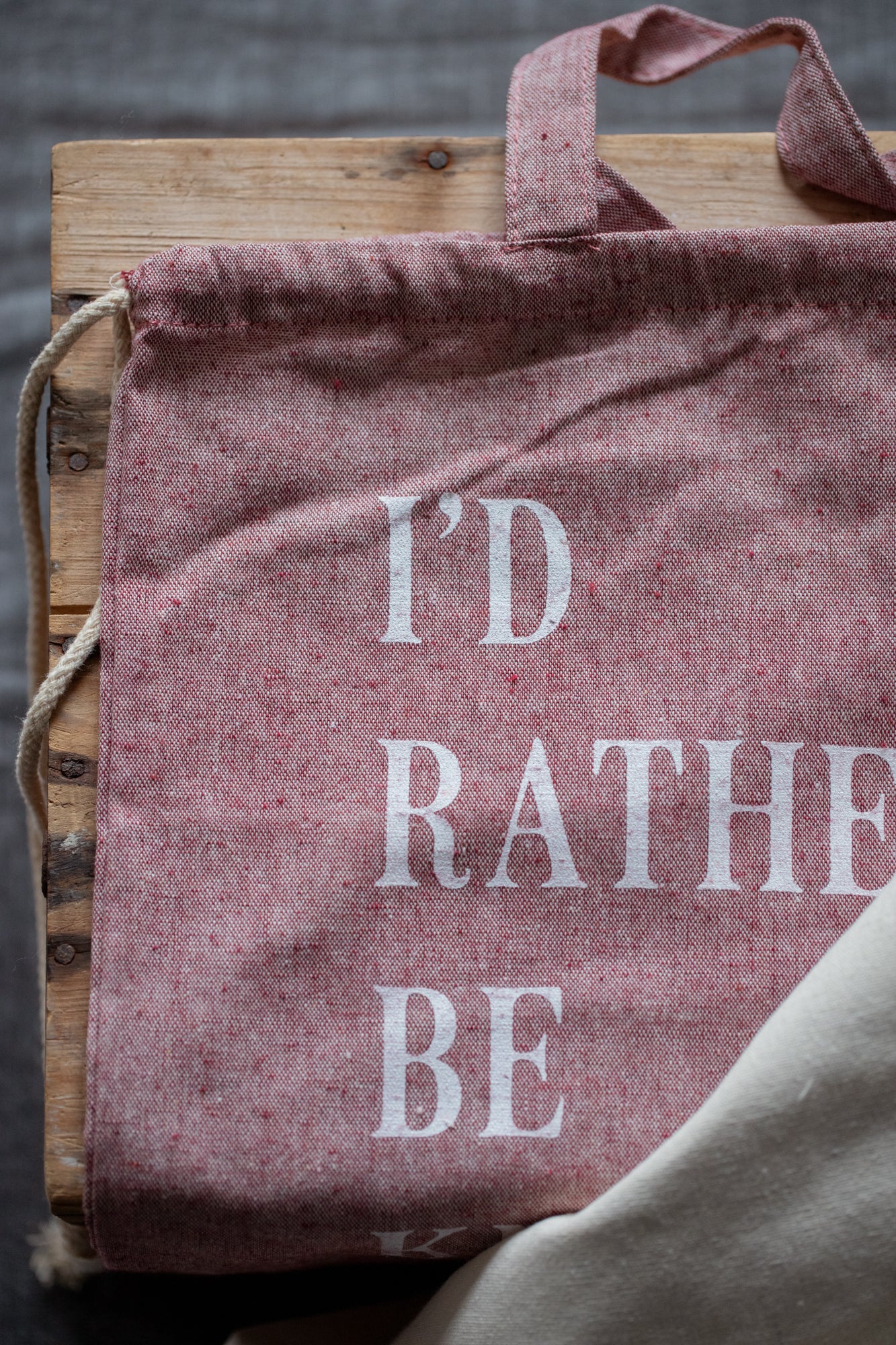 I'd Rather be Knitting Tote bag