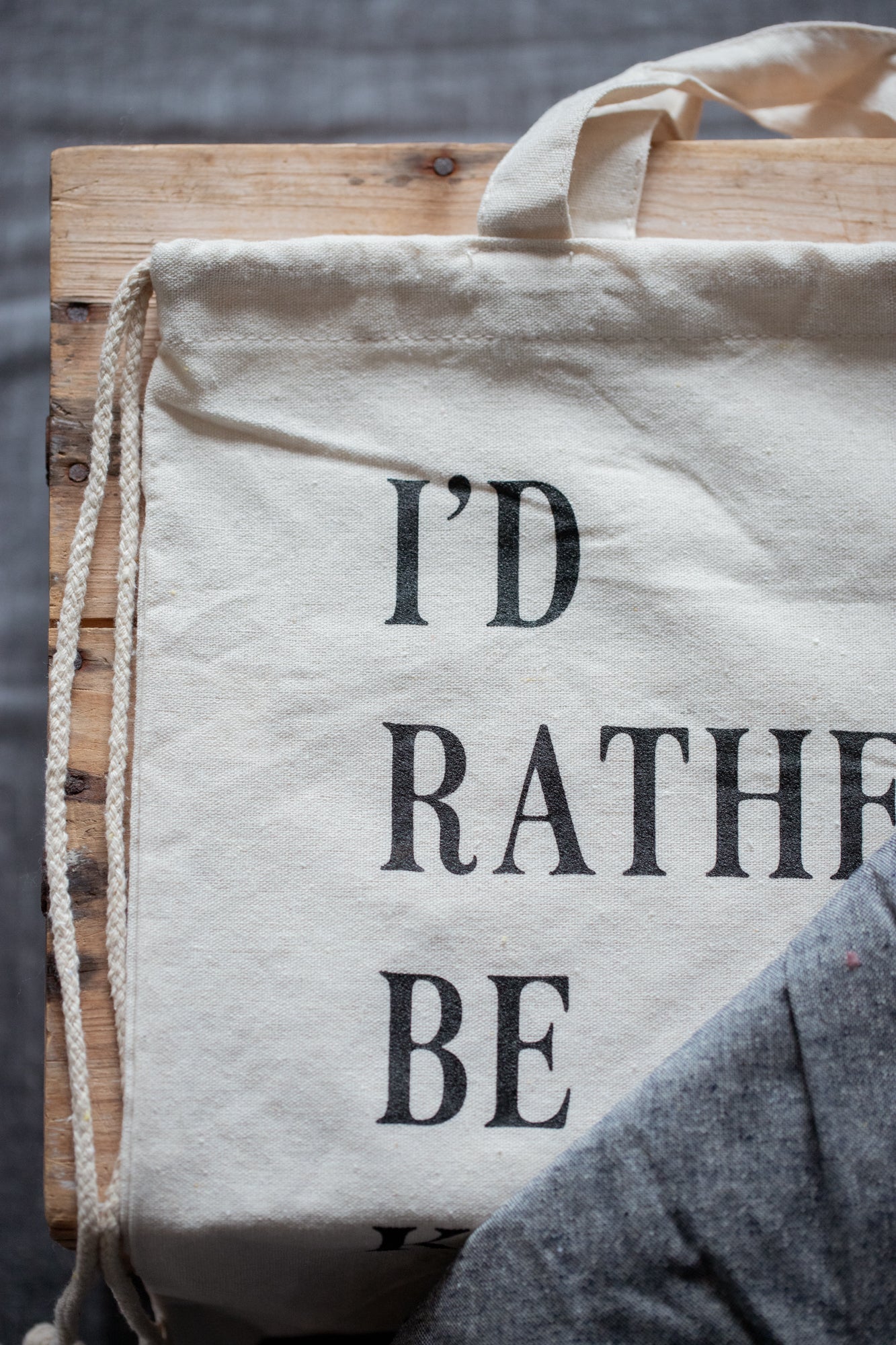 I'd Rather be Knitting Tote bag