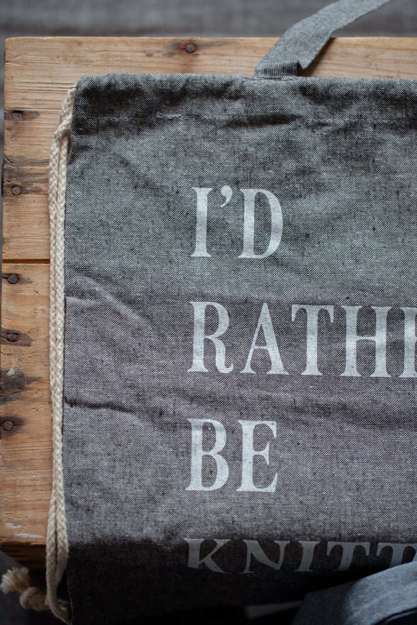 I'd Rather be Knitting Tote bag
