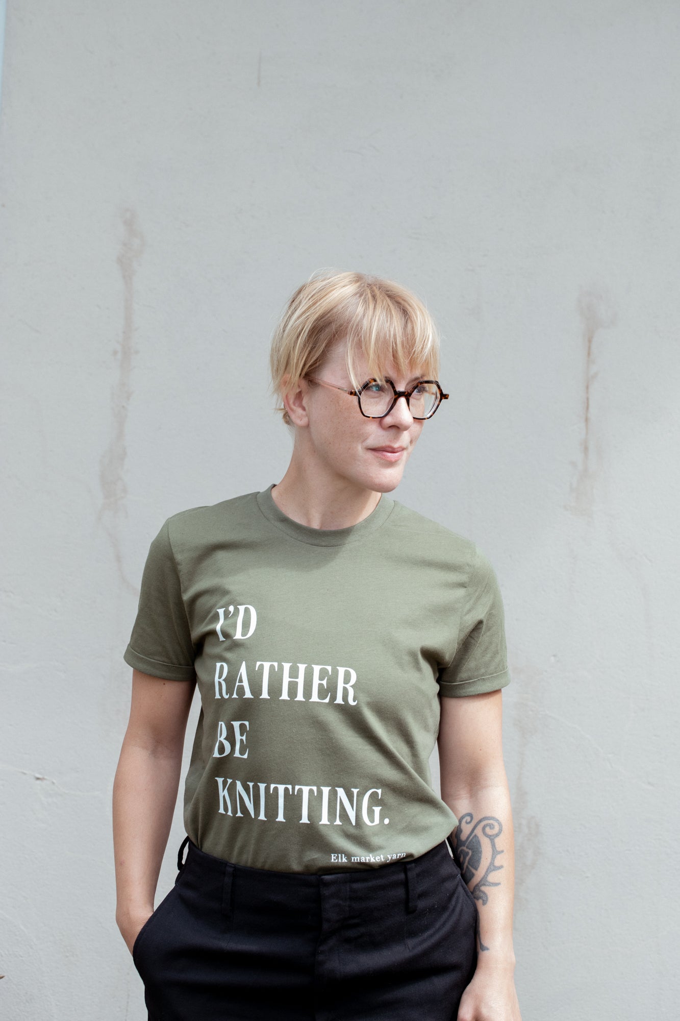 I'd Rather be Knitting T-shirt