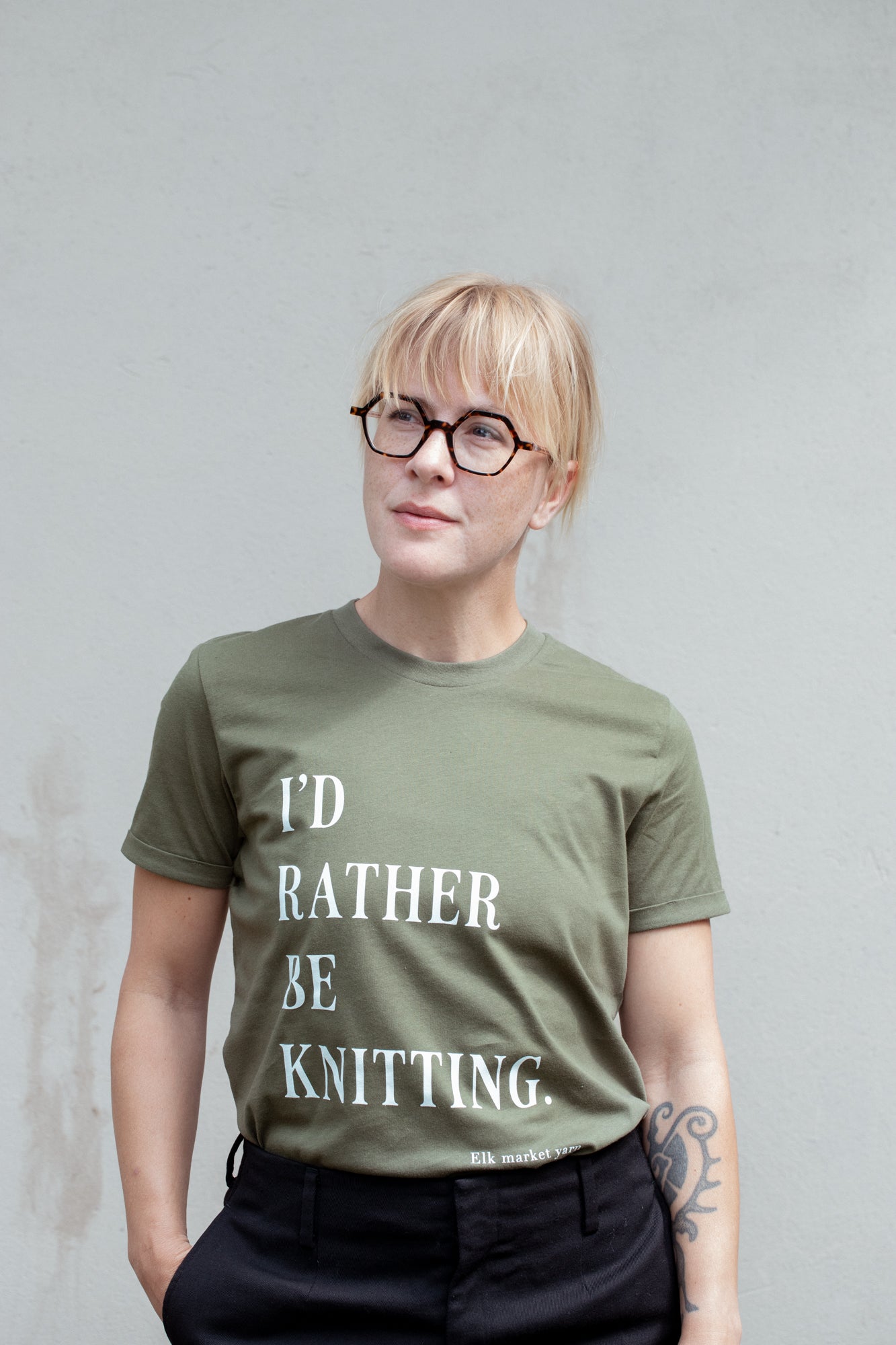 I'd Rather be Knitting T-shirt