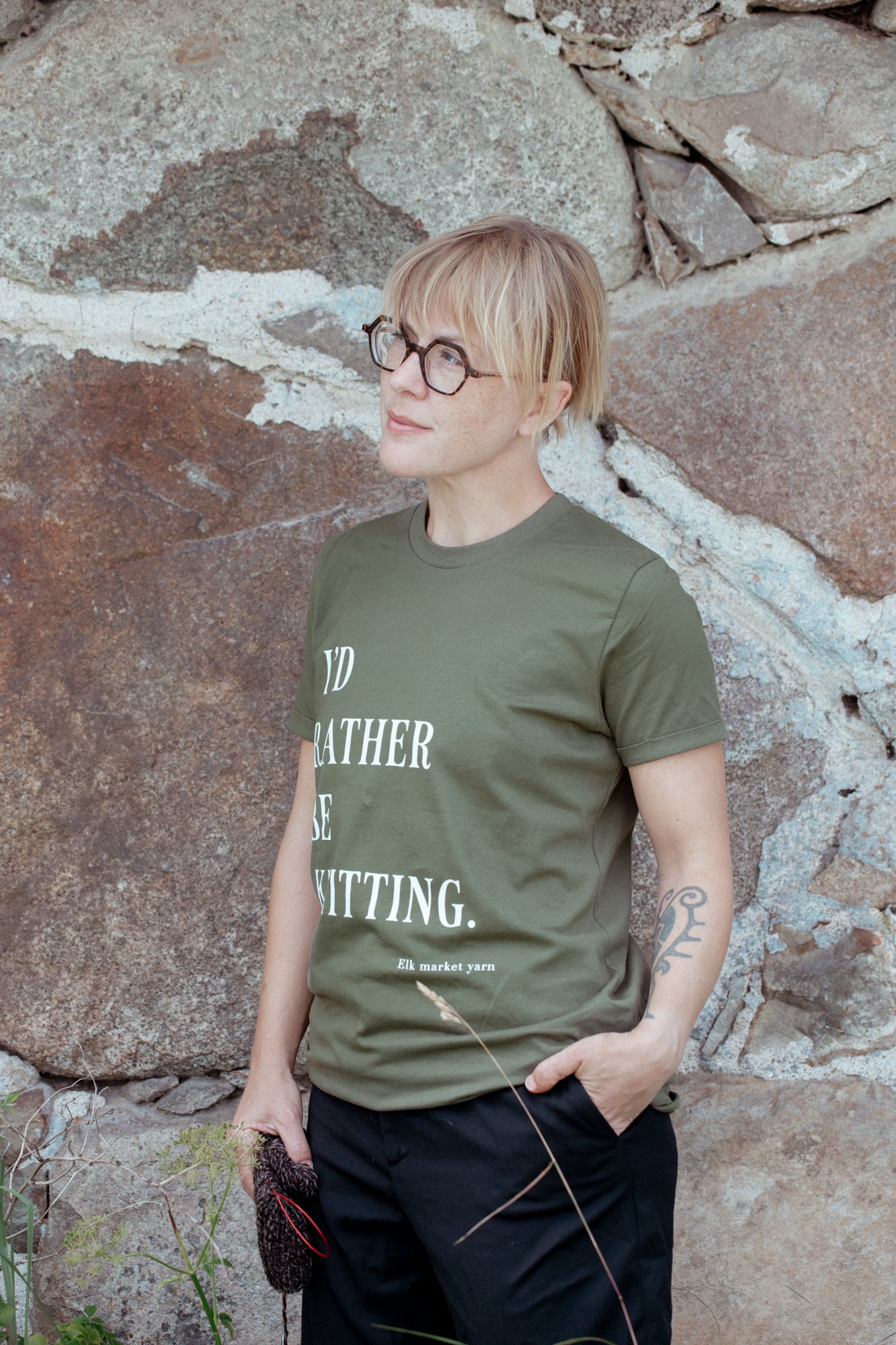 I'd Rather be Knitting T-shirt