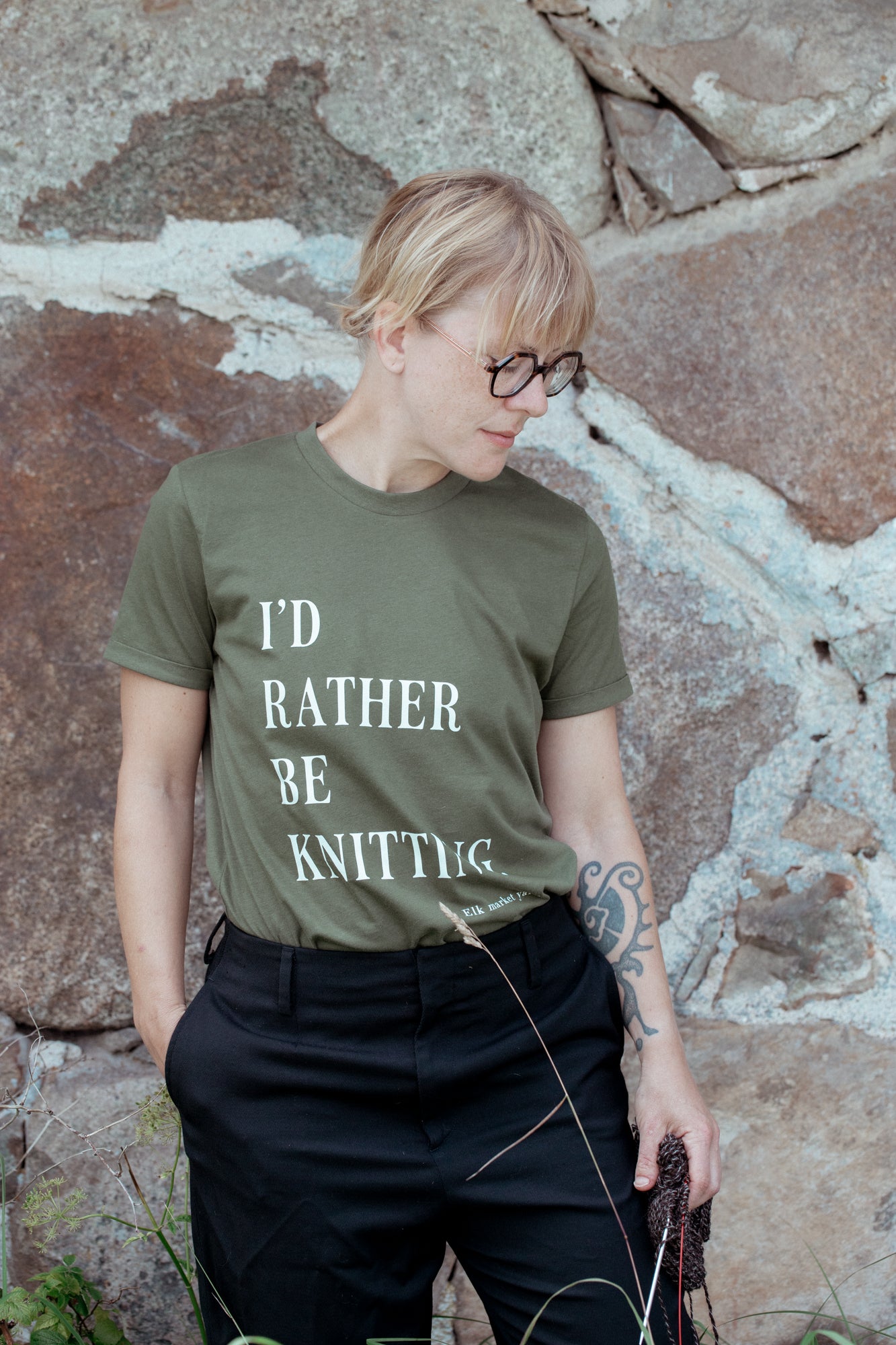 I'd Rather be Knitting T-shirt
