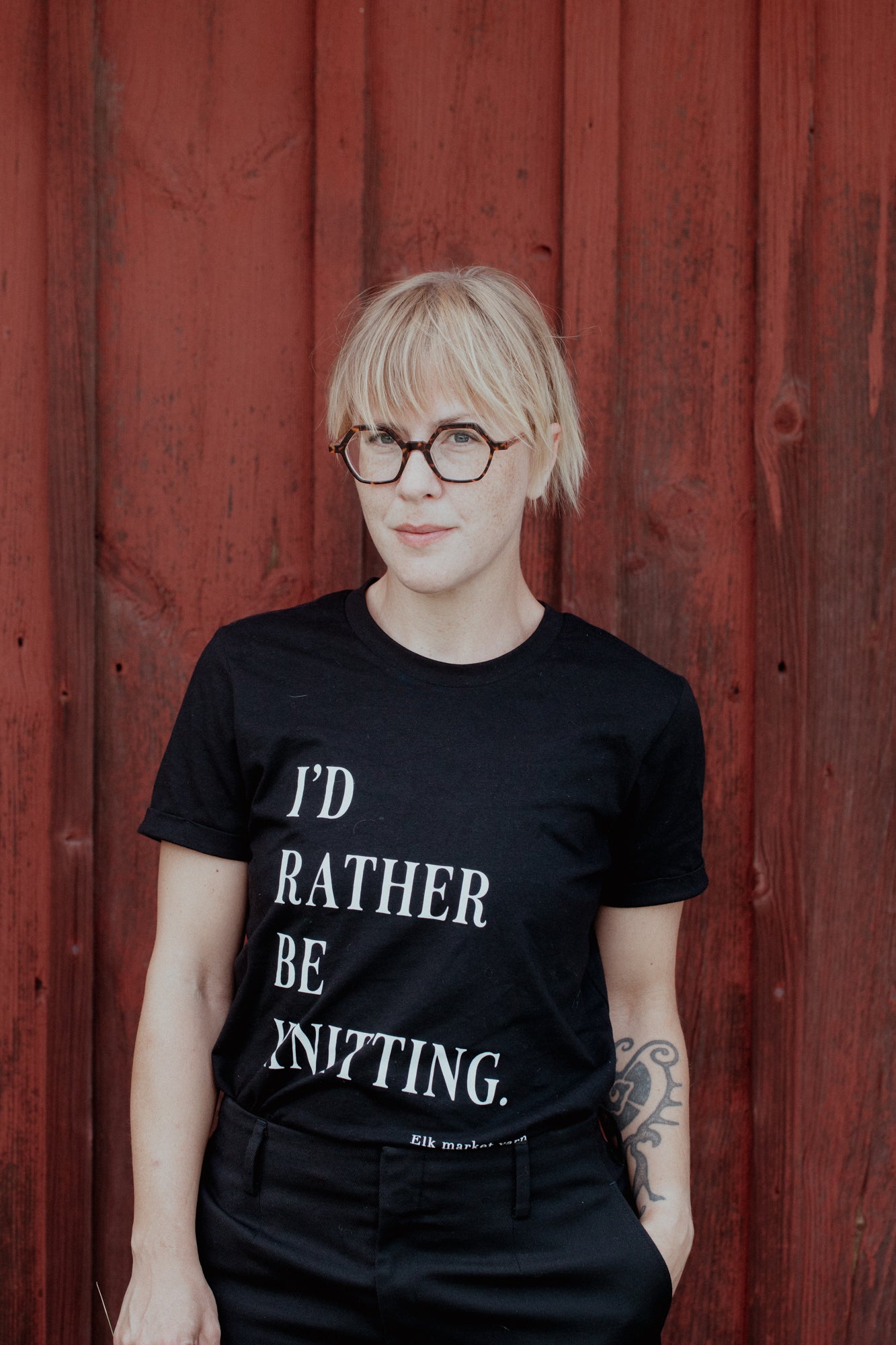 I'd Rather be Knitting T-shirt