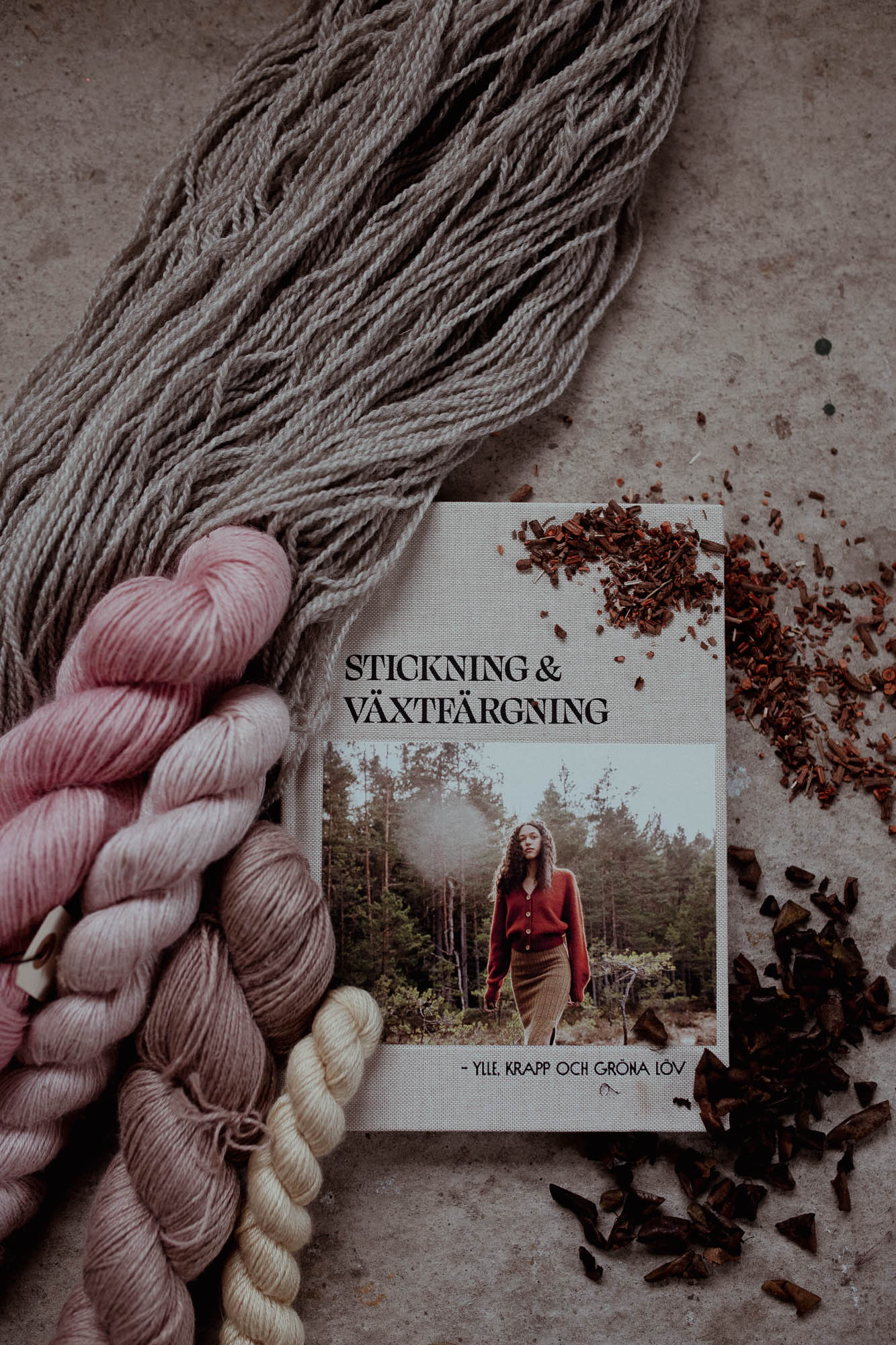 Stickning och växtfärgning