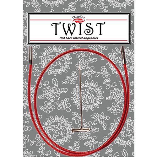 Chiaogoo: Twist Red Lace cables