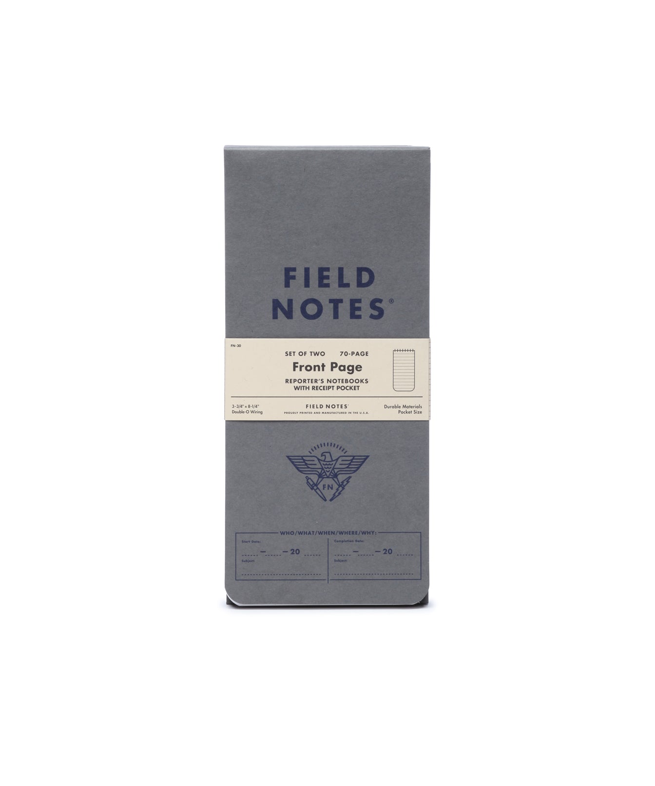 Field Notes 2-pack Front Page