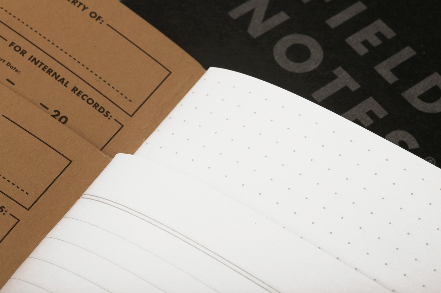 Field Notes Pitch Black Memo Books 3-pack