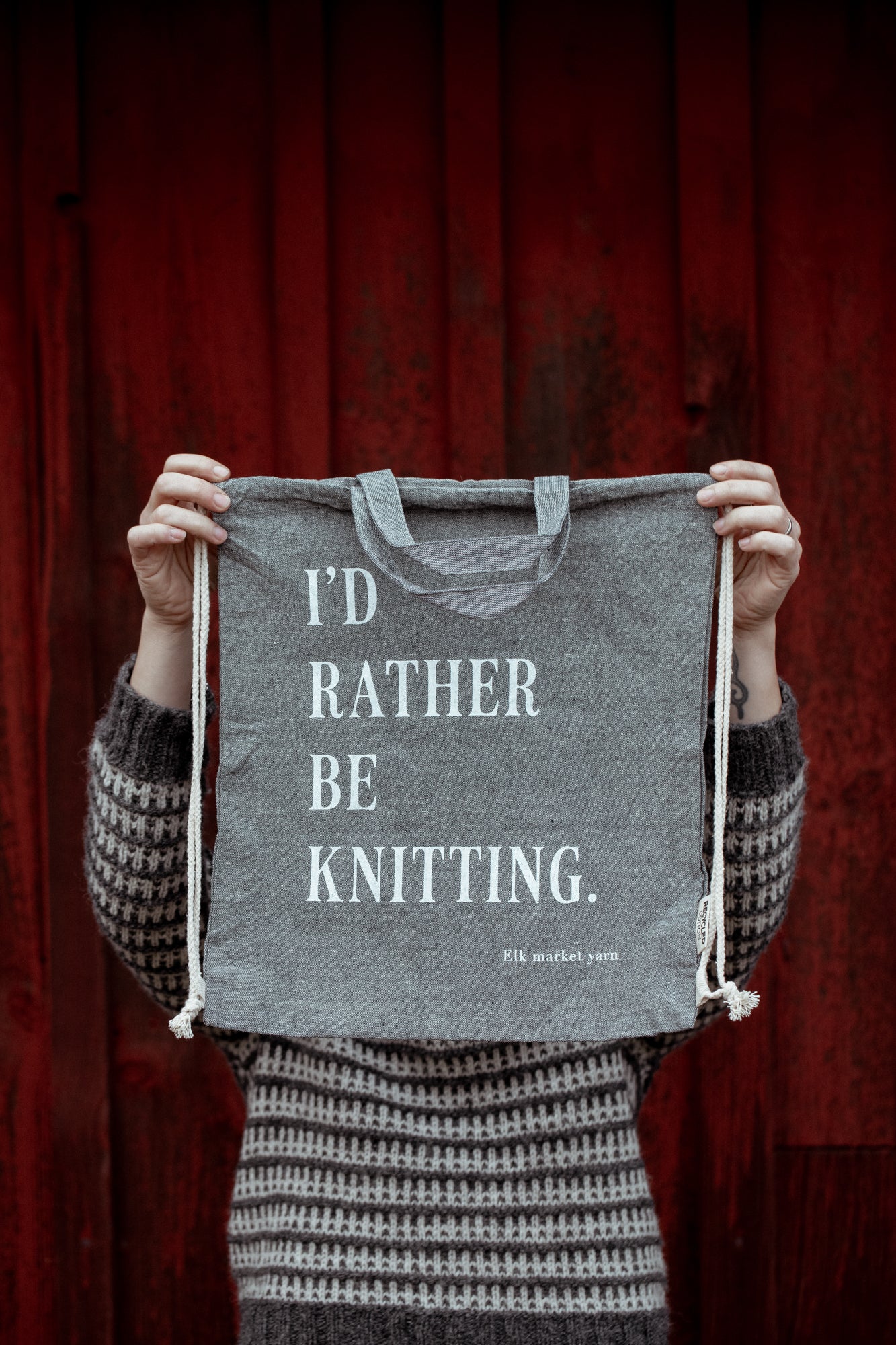 I'd Rather be Knitting Tote bag