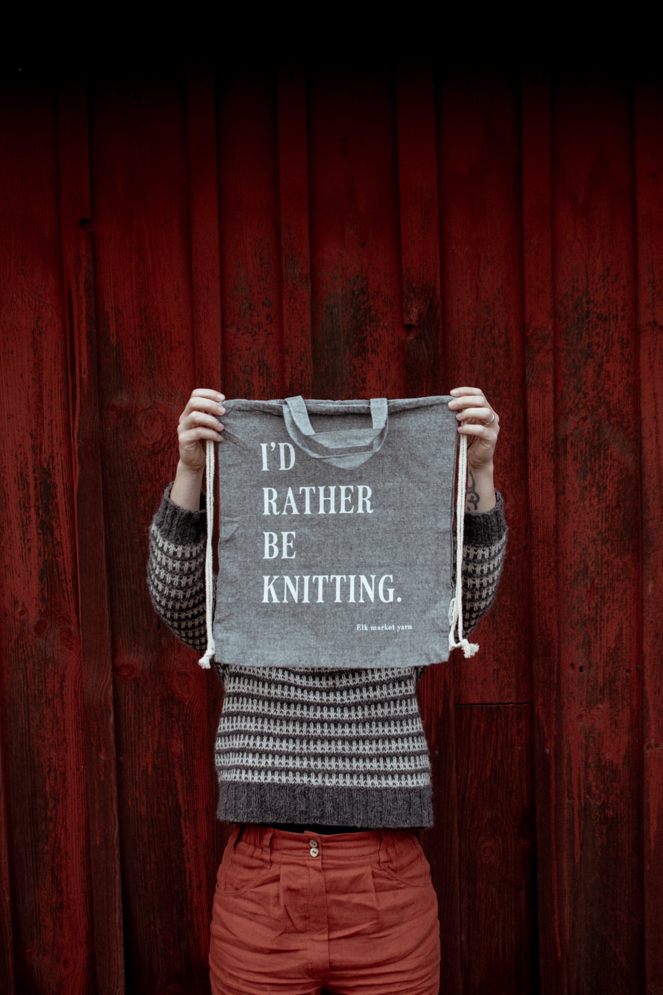 I'd Rather be Knitting Tote bag