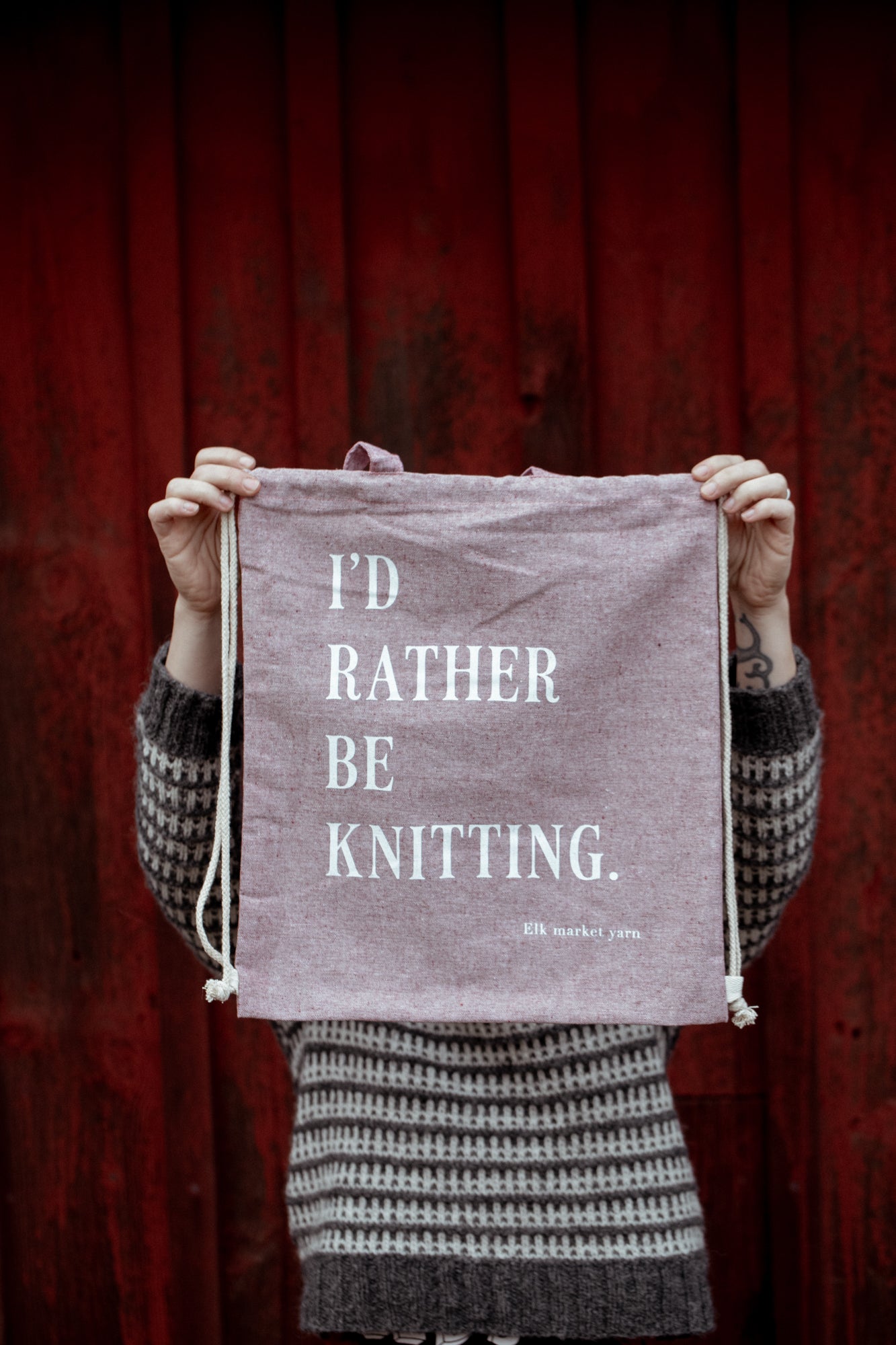 I'd Rather be Knitting Tote bag