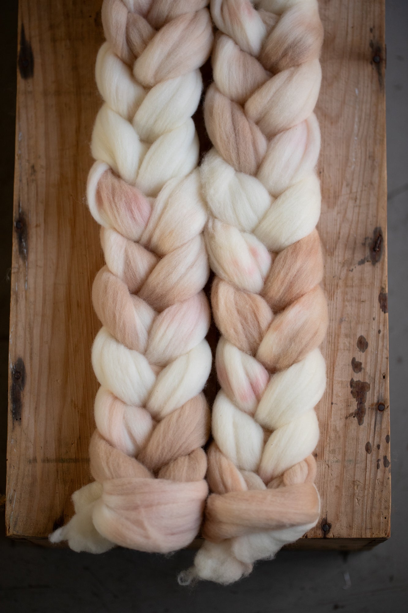Sägen wool tops: Rambouillet