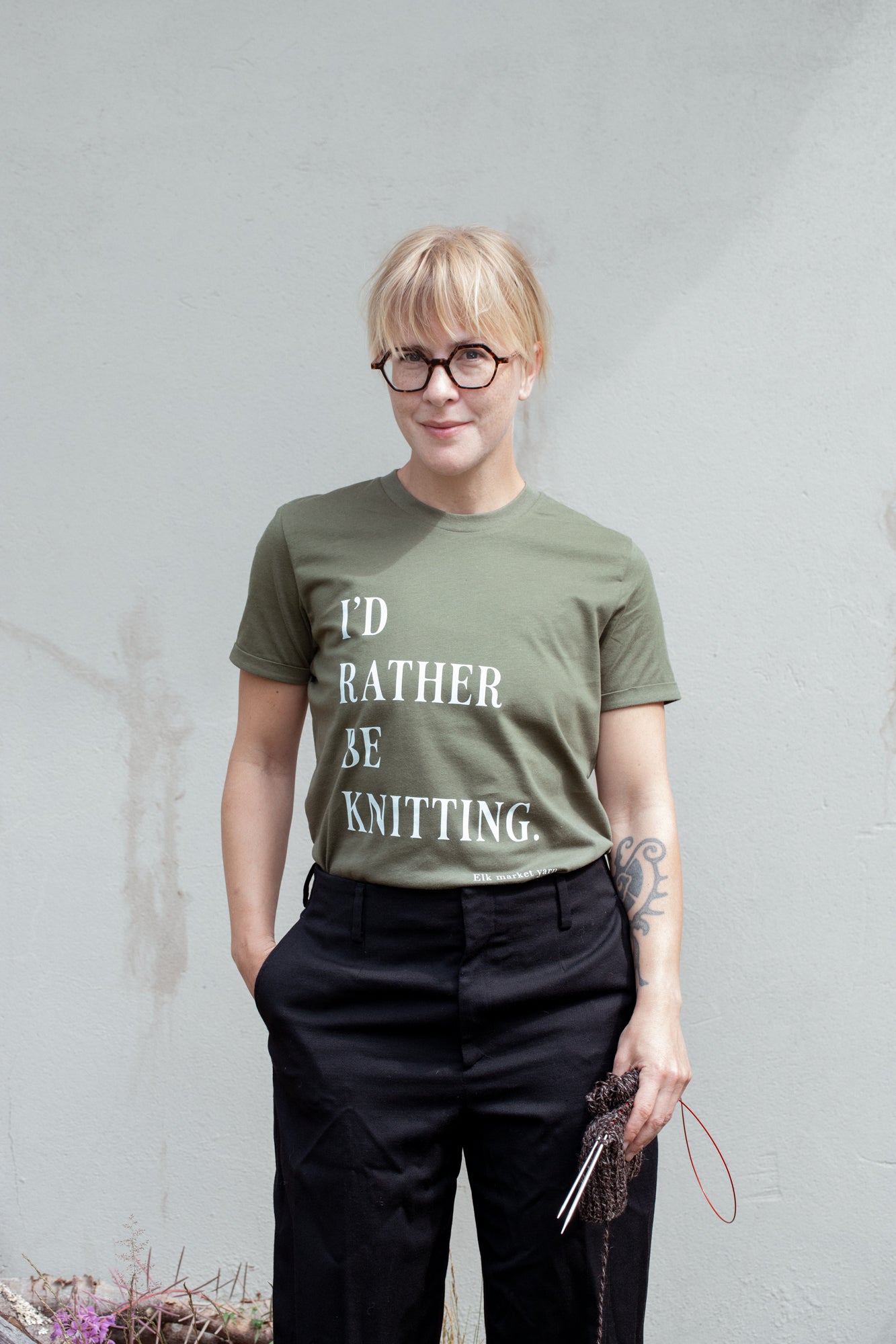 I'd Rather be Knitting T-shirt