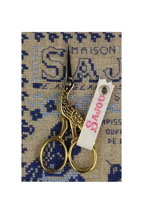 Maison Sajou Stork Embroidery Scissors