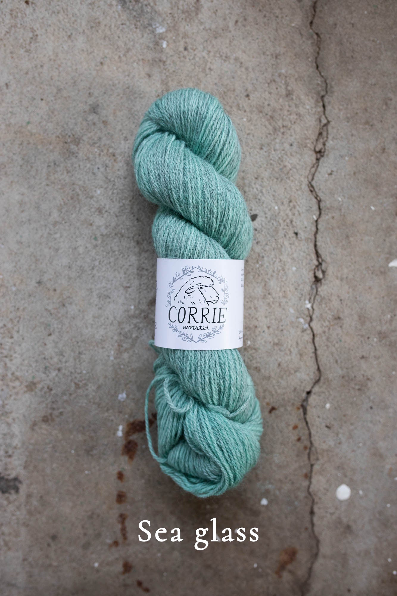 Corrie Worsted by La Bien Aimée - Sea glass